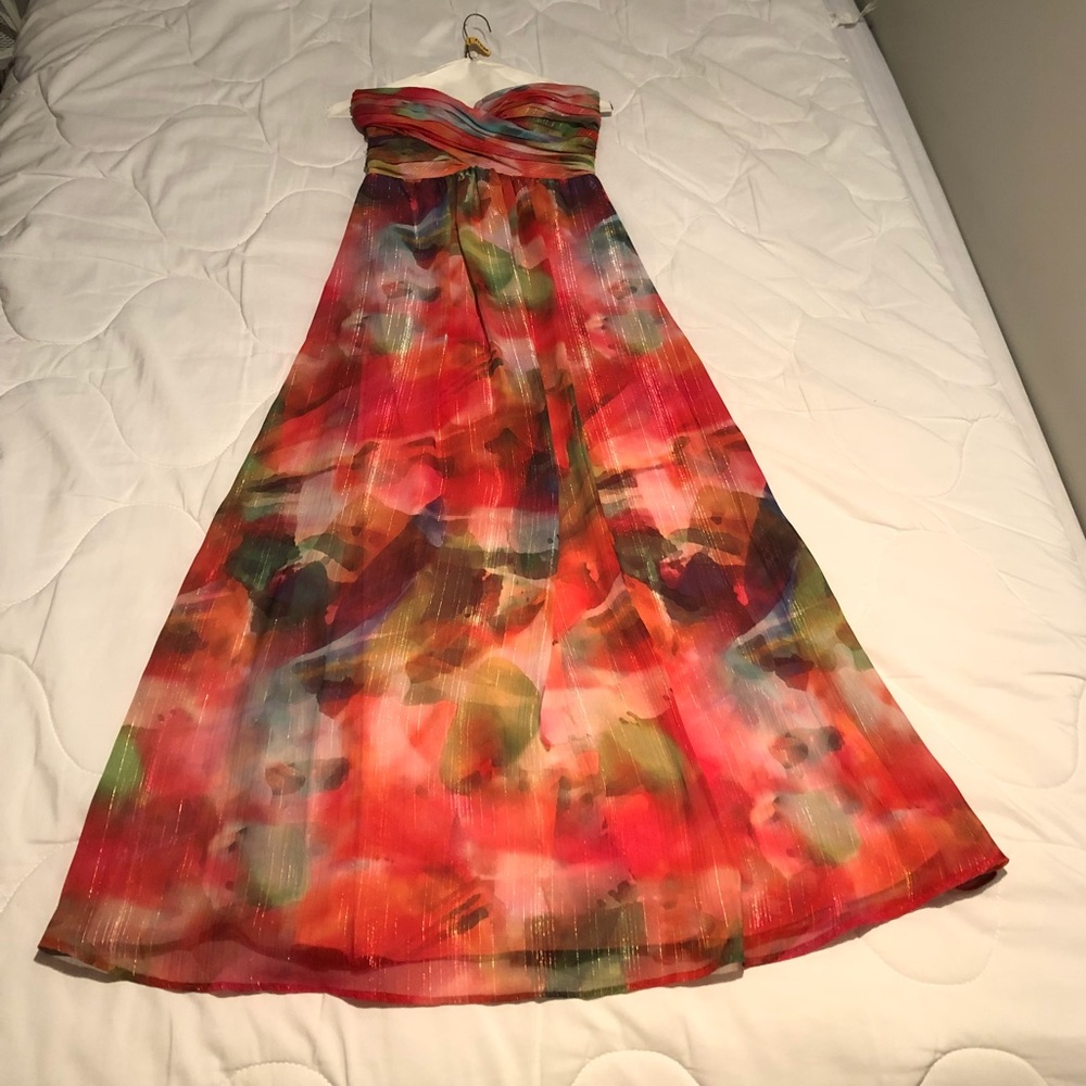 Women’s Xscape Strapless Floor-length Dress